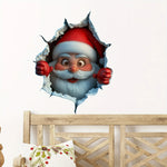 Pegatina Pared Navidad Papá Noel
