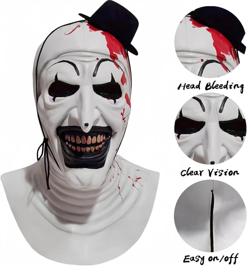 Mascara de Payaso Asesino de Latex