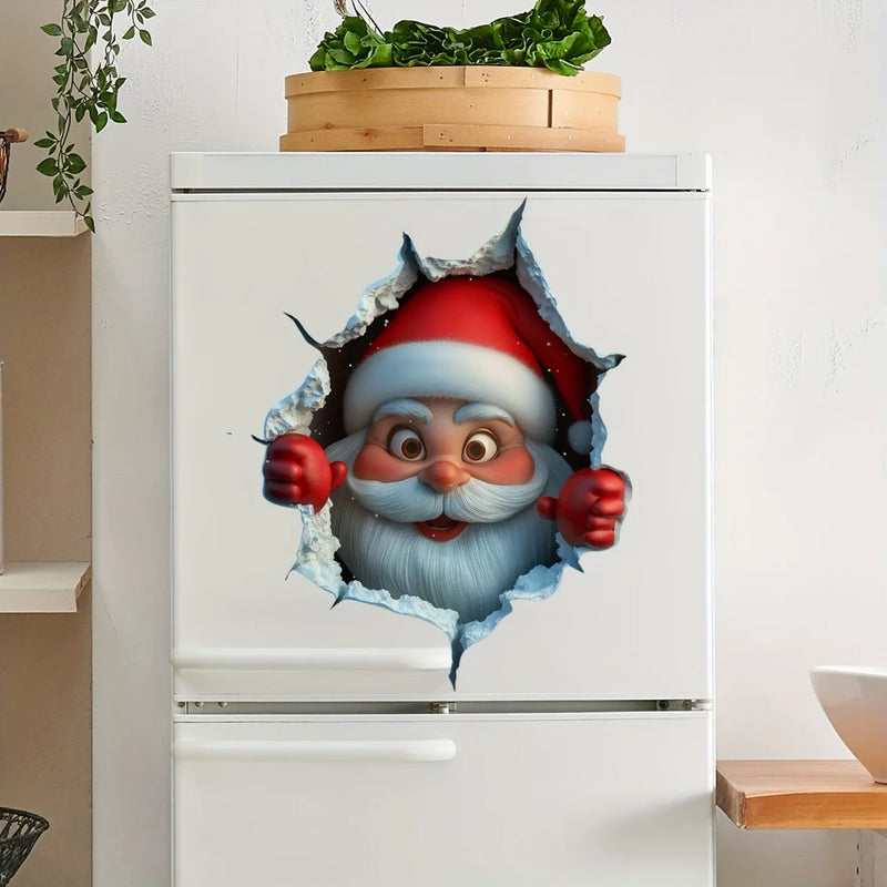 Pegatina Pared Navidad Papá Noel
