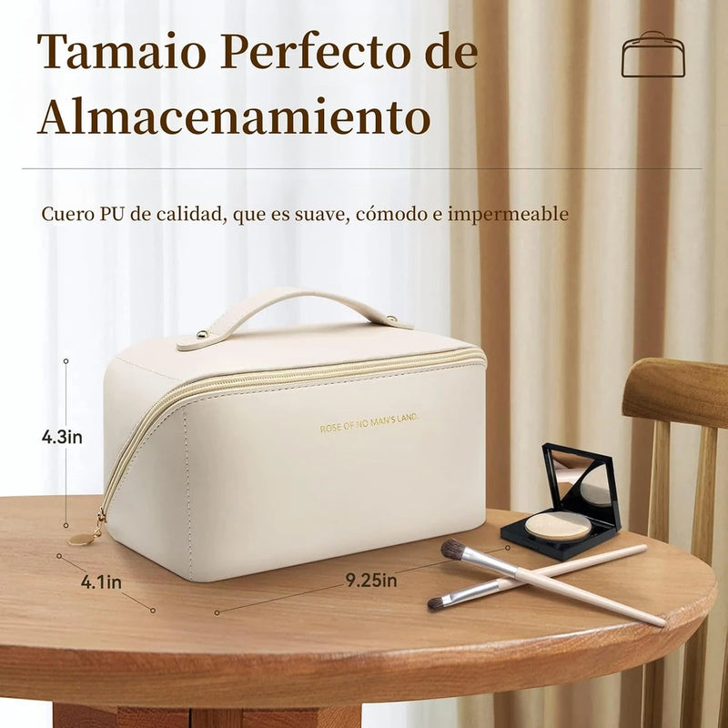 Cosmetiquera de Piel Impermeable