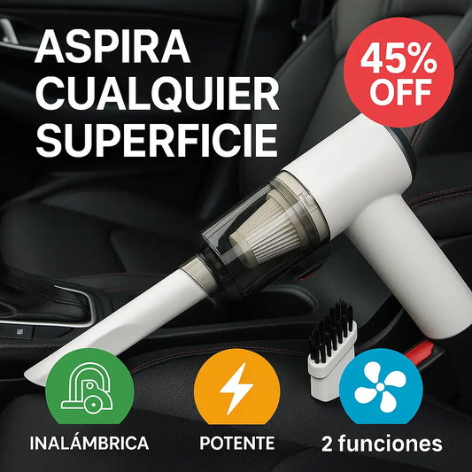 CleanPro™ – Aspiradora 3 en 1 Portátil con Succión Turbo