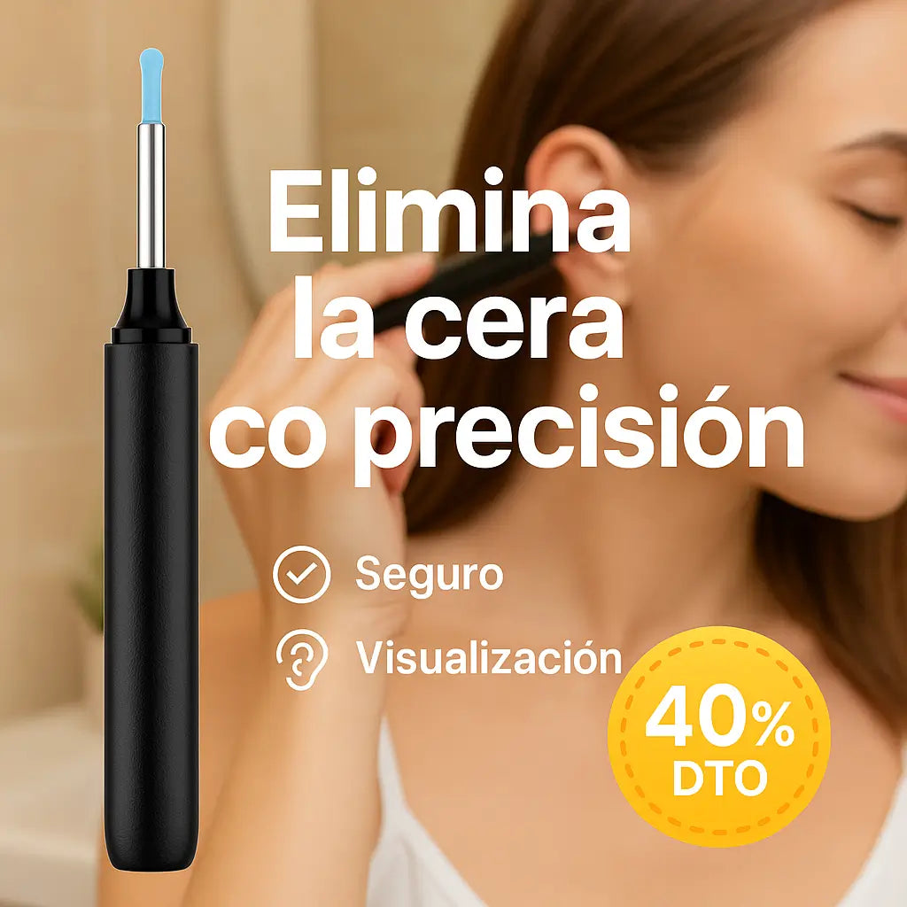 Audiscope Pro™ – Dile Adiós a la Cera con Precisión y Seguridad