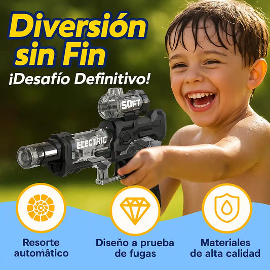 AquaBlaster™ Potencia y diversión en cada disparo GRATIS silenciador led.