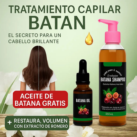 Tratamiento Capilar Batana – Shampoo 250ml + Aceite Nutritivo