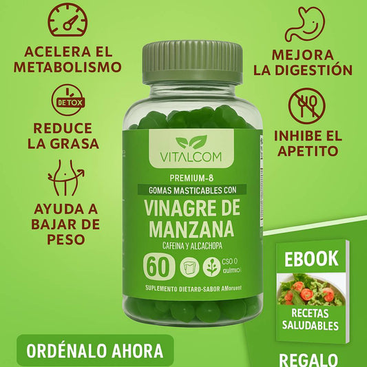 Gummyx ¡La forma más rica de cuidar tu cuerpo! 🍎– Las gomas de vinagre de manzana en su nueva presentación✨