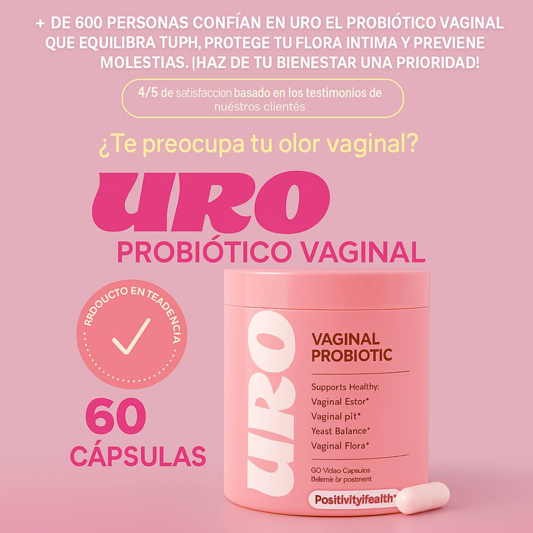 URO™ Cápsulas Probióticas: Confianza Íntima Todos los Días