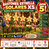 Luces Solares Navideñas para Exterior