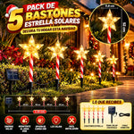 Luces Solares Navideñas para Exterior