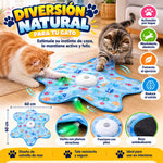 Juguete Interactivo Recargable para Gatos con Pluma Oculta